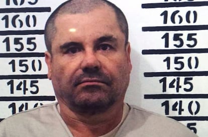 El Chapo Guzm&aacute;n, en su ingreso al penal del Altiplano.