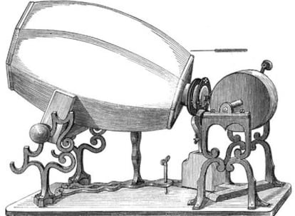 El invento del tipógrafo francés permitía plasmar sonido en una hoja de papel.