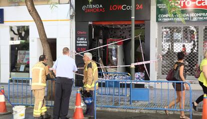 La màquina que ha explosionat.