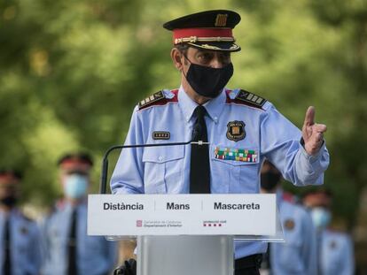 El major dels Mossos, Josep Lluís Trapero.