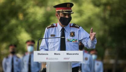 El major dels Mossos, Josep Lluís Trapero.