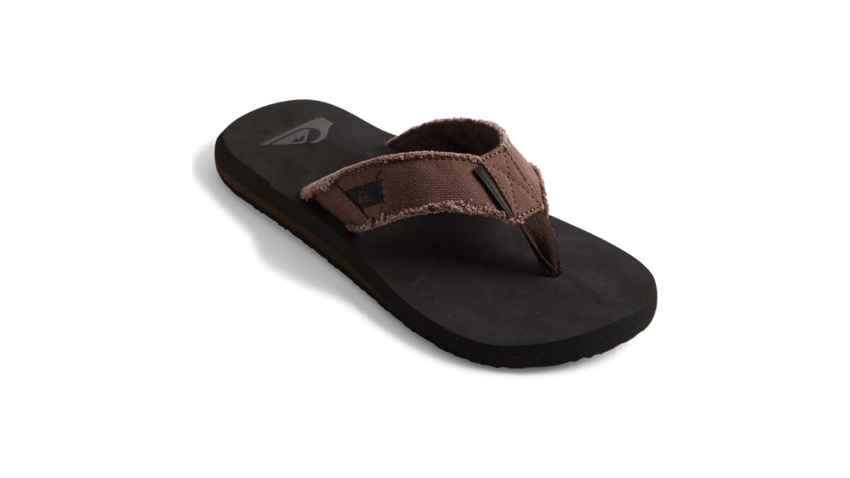 Las comodísimas chanclas de Quiksilver.