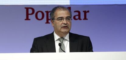 El presidente del Banco Popular, &Aacute;ngel Ron. 