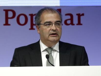 El presidente del Banco Popular, &Aacute;ngel Ron. 