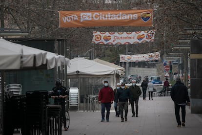 La Rambla de San Sebastián de Santa Coloma de Gramanet el pasado viernes.