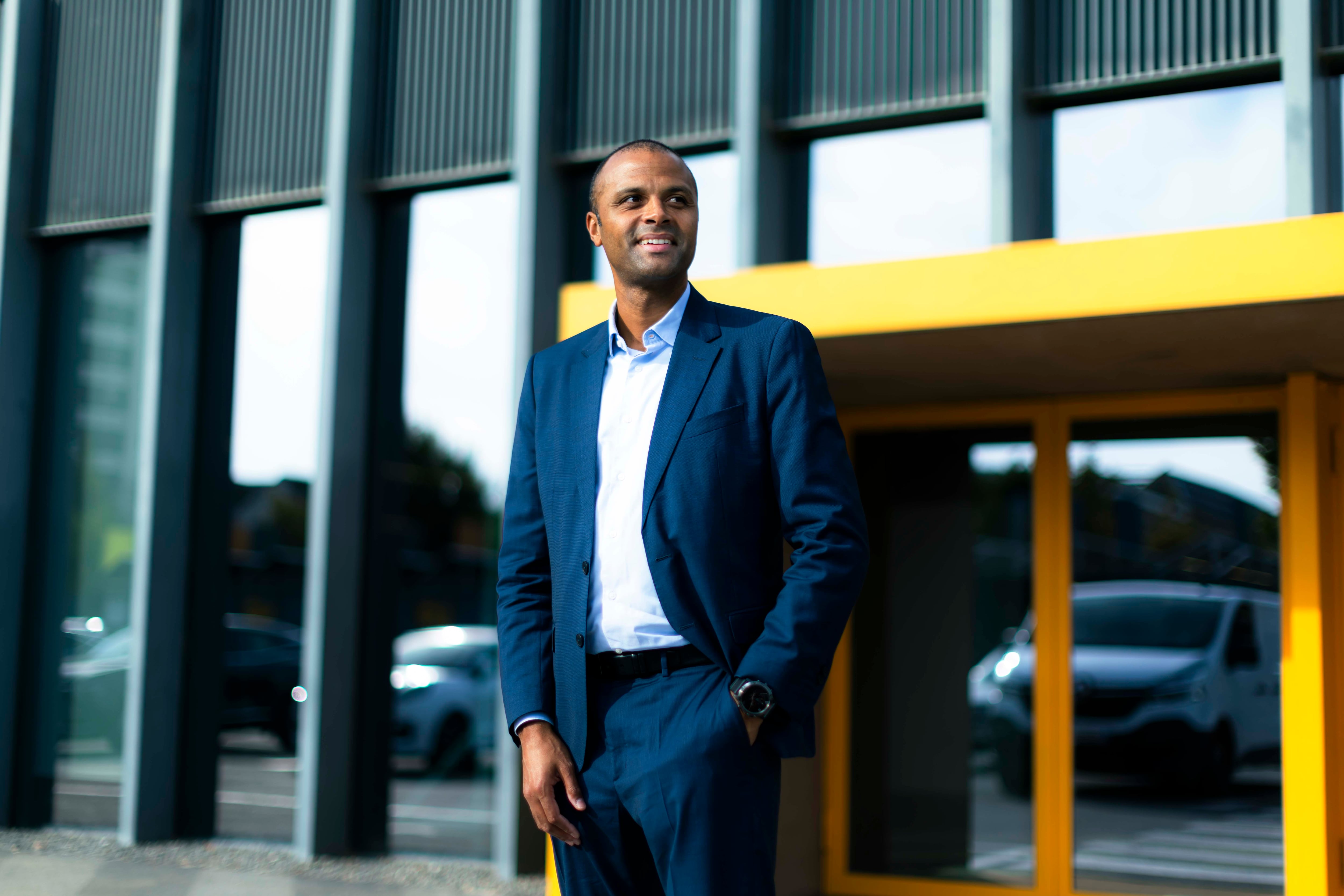 Maheta Molango, presidente de la PFA (el sindicato de jugadores y jugadoras de Inglaterra), el pasado jueves en Madrid durante la celebración del World Football Summit.
