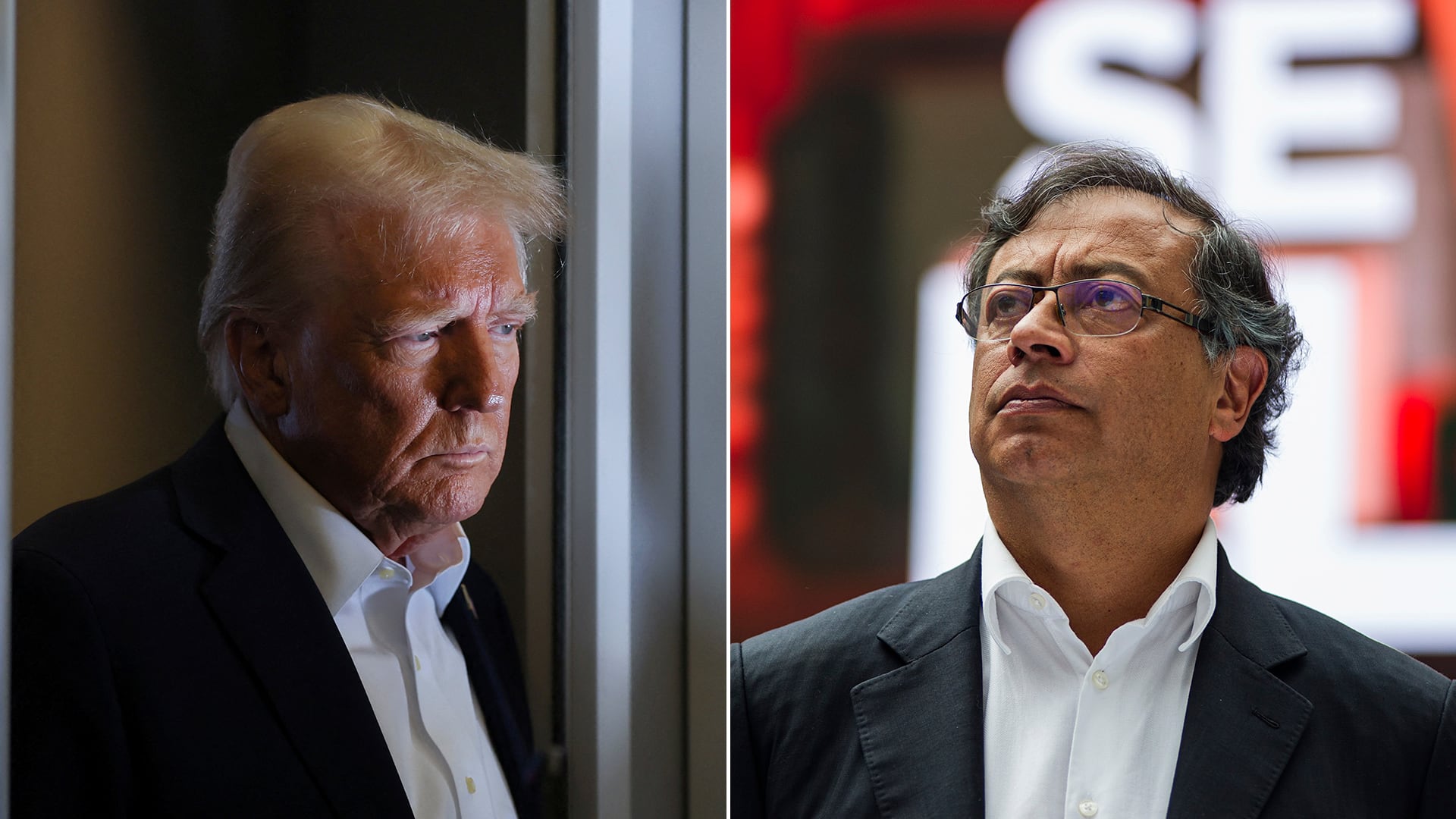 Donald Trump y Gustavo Petro, dos líderes en colisión permanente
