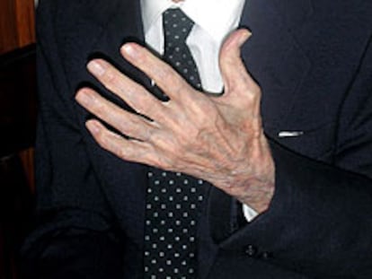 El menorquín Joan Ruidavets Moll, que a los 114 años está considerado el hombre más viejo del mundo.