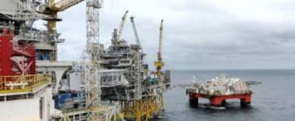 Plataforma petrolífera de Equinor en el Mar del Norte (Noruega).