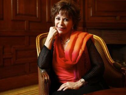 La escritora Isabel Allende, en Madrid.