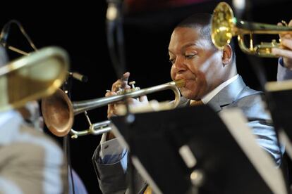 Wynton Marsalis, during the 2009 Vitoria Jazz Festival.  