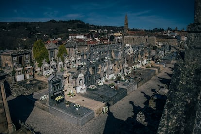 Cementerio de San Breixo (Celanova), donde fueron exhumados el año pasado, para realizar pruebas de ADN dentro del Plan Cuatrienal de Memoria Histórica en Galicia, los restos de siete asturianos fusilados el 22 de septiembre de 1939. En el mismo camposanto fueron enterrados cerca de un centenar de represaliados.