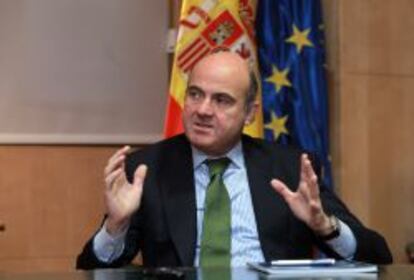 El ministro de Economía Luis de Guindos.