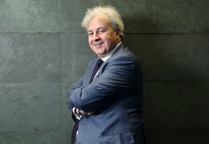 Saker Nusseibeh, consejero delegado de Federated Hermes, en el auditorio Rafel del Pino en Madrid.