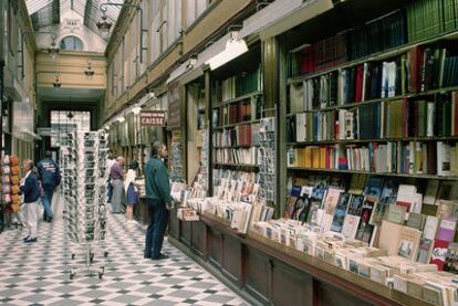 Interior del Pasaje Jouffroy de París.