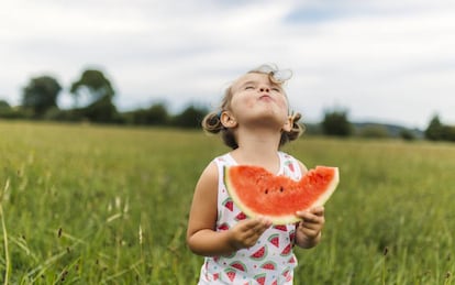 La fruta mejor entera.