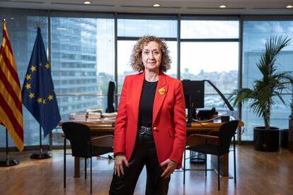 Ester Capella, consejera de Territorio de la Generalitat, el pasado martes en su despacho en Barcelona.