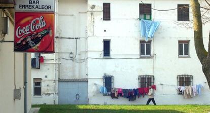 Una estampa del barrio Errekaleor, en Vitoria.