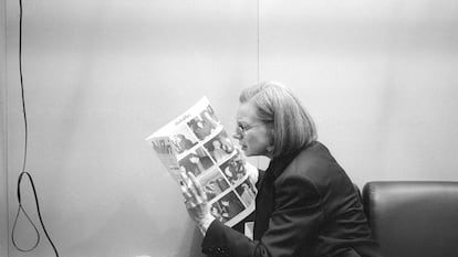 Fleur Jaeggy, en Turín en 1995.