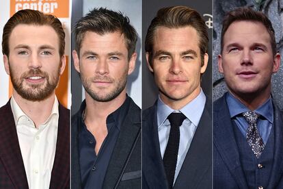 Evans, Hemsworth, Pine y Pratt: los reyes de la taquilla.