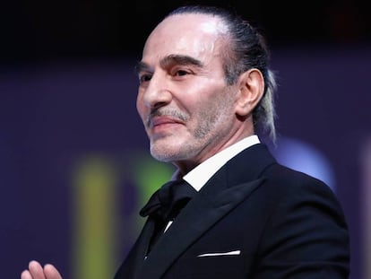 El diseñador John Galliano, en Londres, en 2017.