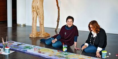 Azucena y Lourdes, dos de las mujeres que han tomado parte en el programa &#039;Acompa&ntilde;arte&#039;.