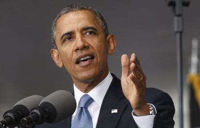 Barack Obama, durante seu discurso na academia de West Point.