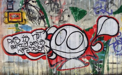 Un graffiti de Pelele en Berlín.