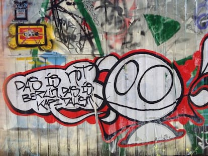 Un graffiti de Pelele en Berlín.