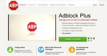 Web de Adblock Plus