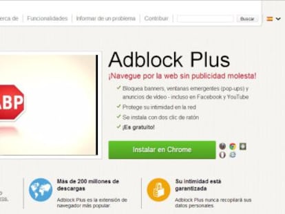 Web de Adblock Plus
