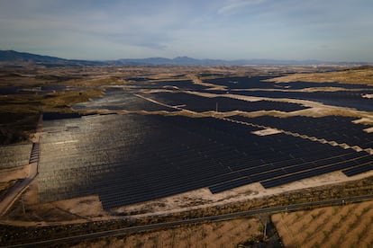 Macroplanta fotovoltaica de la Mula, en Murcia. 