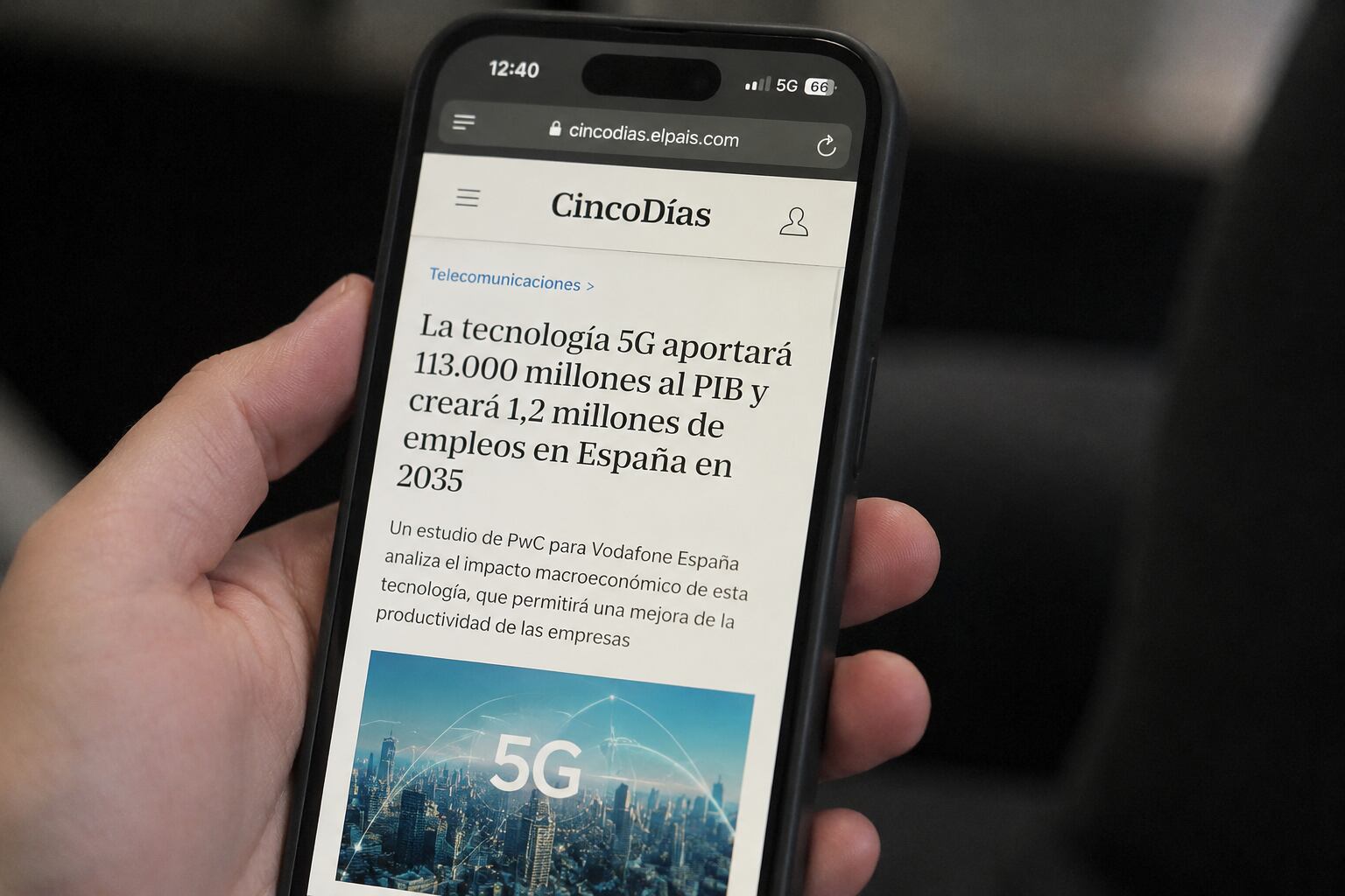 Las conexiones globales de telefonía móvil 5G superan los 3.000 millones 