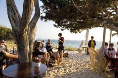 Atardecer en Es Cavall d’En Borras, en Formentera.