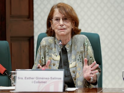 Esther Giménez-Salinas, Síndica de Greuges de Catalunya.