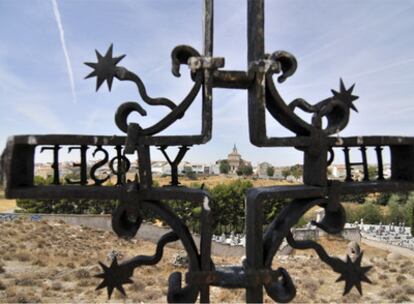 Vista de Estremera desde el cementerio.