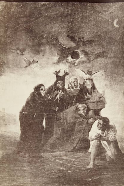 Los grabados de Goya también fueron objetivo de la cámara de Laurent.