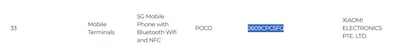 Certificación del POCO X8s