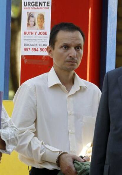 José Bretón durante la recreación del día en que desaparecieron sus hijos.