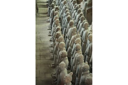 La entrada al recinto que alberga los guerreros de Terracota de Xi'an vale 150 yuanes, unos 21 euros al cambio.