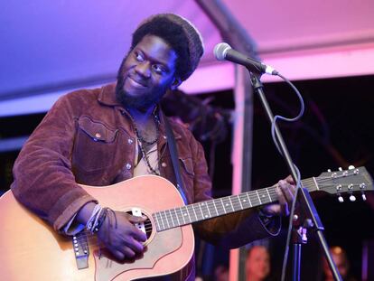 Michael Kiwanuka, en un concierto de 2013 en Texas. 