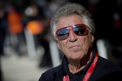 Mario Andretti en el GP de EE UU de 2012.