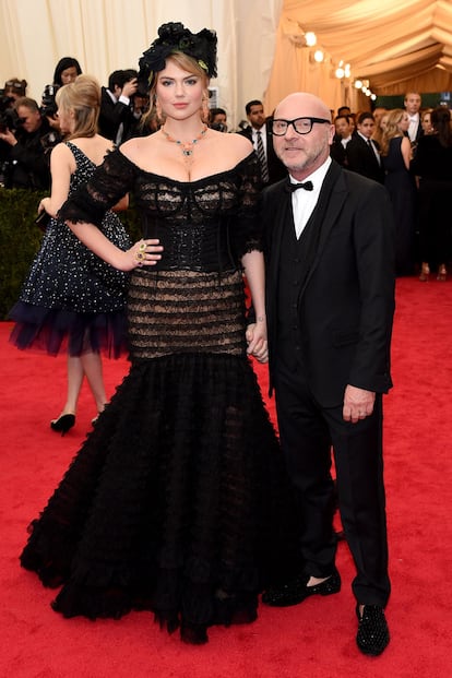 Kate Updton y Domenico Dolce.