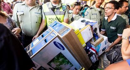 People in Caracas have been buying appliances for the past two weeks.