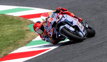 Marc Marquez, del equipo Gresini, en el circuito de Mugello este fin de semana.