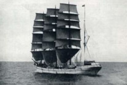 ‘La Viguesa’, así se llamaba este bergantín goleta con el que el grupo traía el petróleo de EE UU a las costas de Vigo.