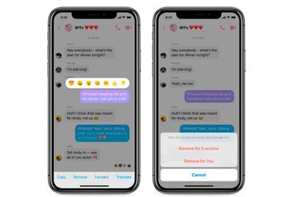 La nueva función de Facebook Messenger