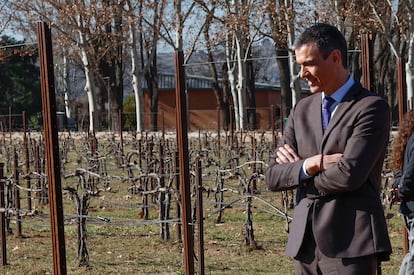 El presidente del Gobierno, Pedro Sánchez, la semana pasada  durante la clausura el acto de presentación de la Estrategia Nacional de Alimentación.