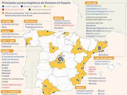 Amazon reactiva su plan inmobiliario con la apertura de más centros logísticos