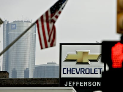 Sedes de los mayores fabricantes de automóviles estadounidenses en la ciudad de Detroit.